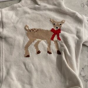 Cpc classic children’s prep roll neck sweater with reindeer Christmas
